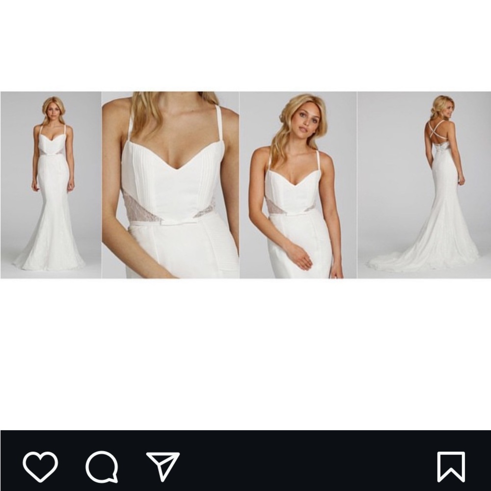 Elegant White wedding dress